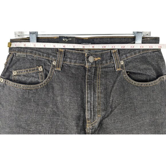 Claiborne R-Essentials Castro Charcoal Jeans Mens 30x30 Regular Fit Denim NWT - Picture 3 of 12